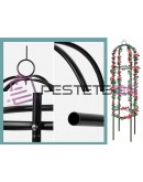 Елегантна градинска арка колона за цветя 190см